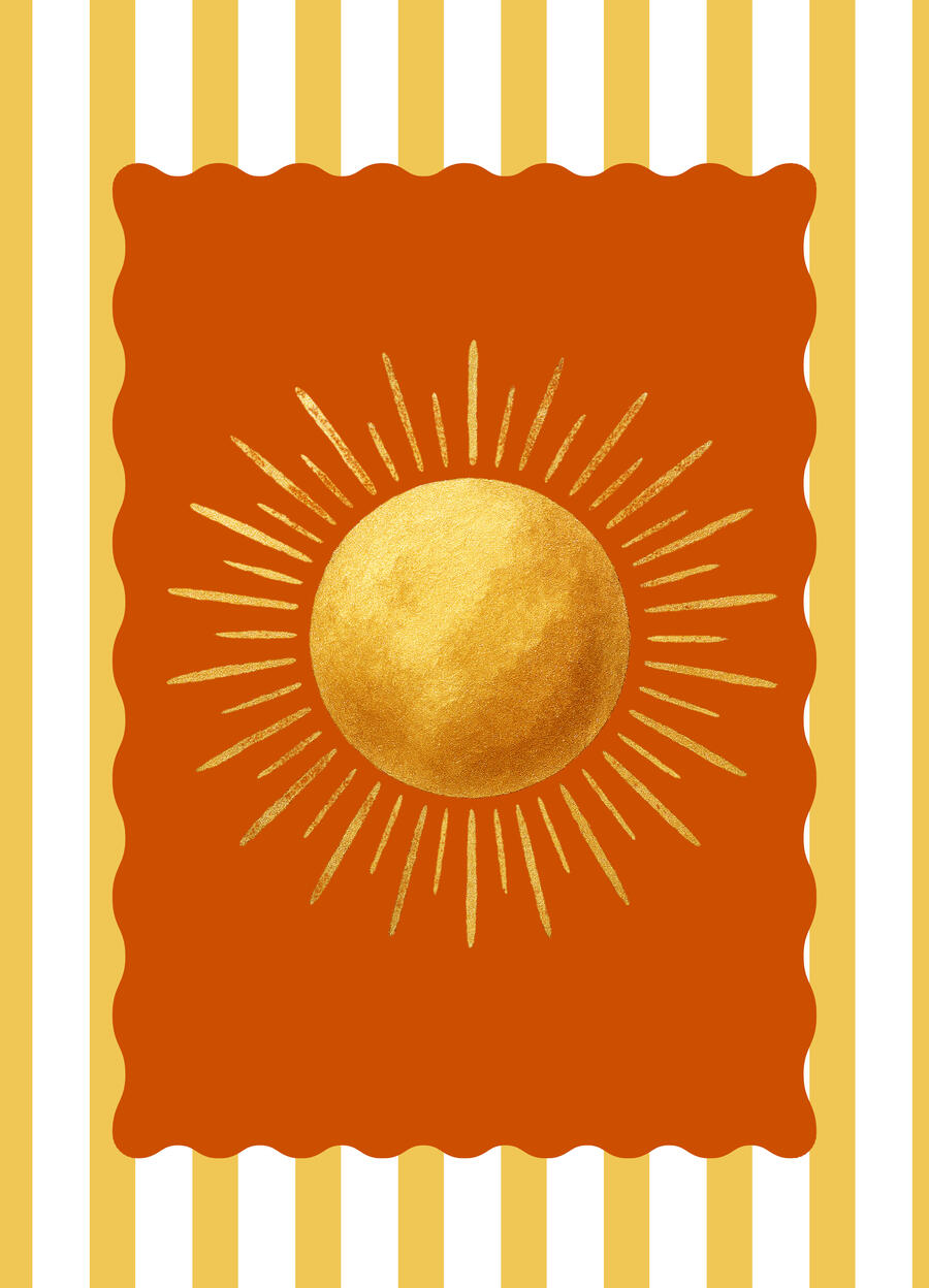 The House of Good Fortune Office A Golden Sun from The House of Good Fortune